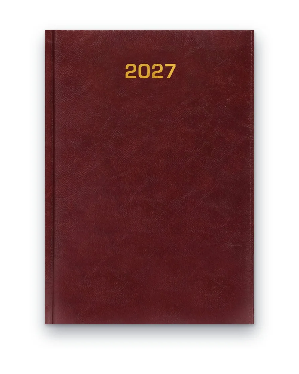 Kalendarz książkowy BALADEK 2027 — okładka w kolorze: Bordowy