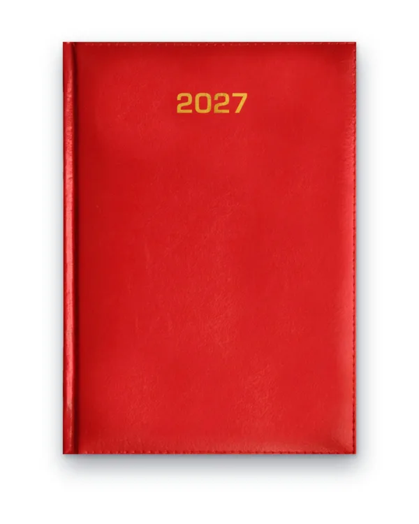 Kalendarz książkowy BALADEK 2027 — okładka w kolorze: Czerwony