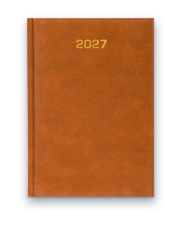 Kalendarz książkowy BALADEK 2027 — okładka w kolorze: Jasnobrązowy