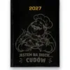 Kalendarz książkowy BALADEK 2027 z grawerem: Kucharz z pierogami — Jestem na diecie… cudów