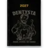 Kalendarz książkowy BALADEK 2027 z grawerem: Dentysta — Usiądź, otwórz, nie panikuj