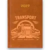 Kalendarz książkowy BALADEK 2027 z grawerem: Transport — Dowiozę, zanim zapytasz