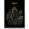 Kalendarz książkowy BALADEK 2027 z grawerem: Księgowa z kalkulatorem