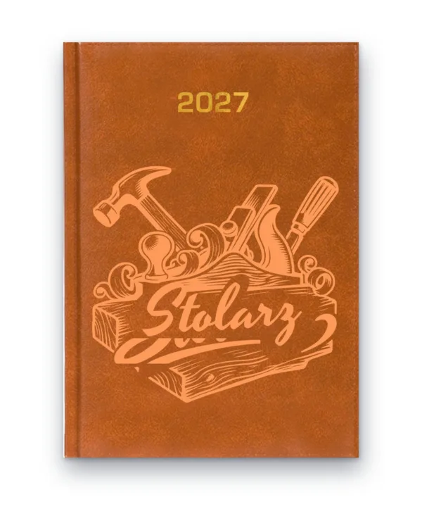 Kalendarz książkowy BALADEK 2027 z grawerem: Stolarz