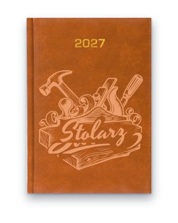 Kalendarz książkowy BALADEK 2027 z grawerem: Stolarz