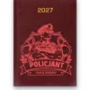 Kalendarz książkowy BALADEK 2027 z grawerem: Policjant — Pilnuję porządku
