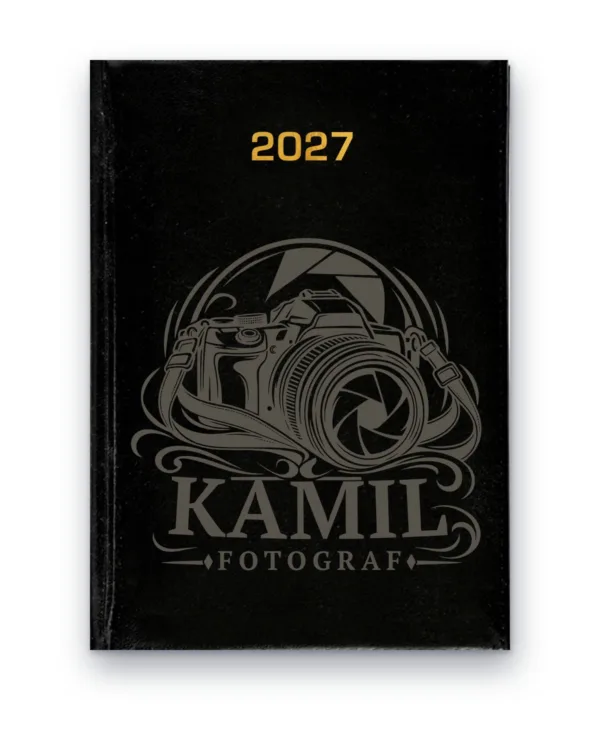 Kalendarz książkowy BALADEK 2027 z grawerem: Imię + fotograf