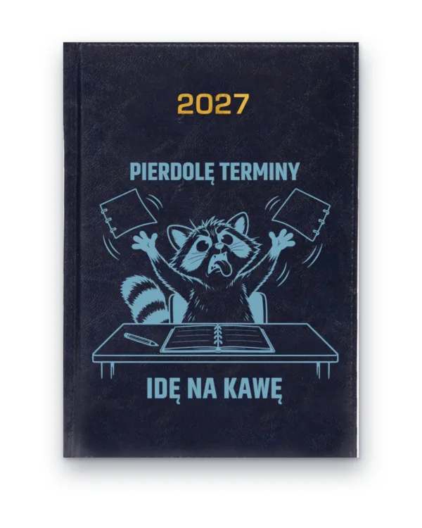 Kalendarz książkowy BALADEK 2027 z grawerem: G-000006 — wzór z wulgaryzmami