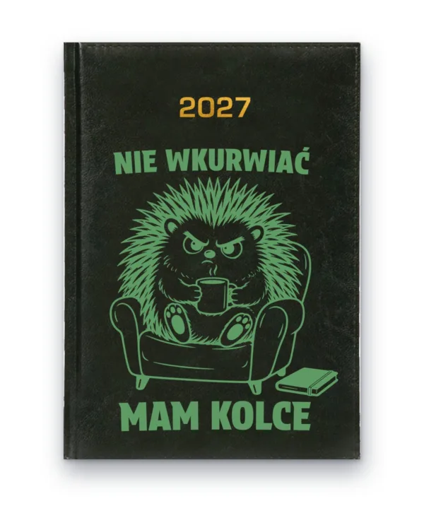 Kalendarz książkowy BALADEK 2027 z grawerem: G-000009 — wzór z wulgaryzmami