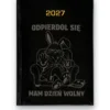 Kalendarz książkowy BALADEK 2027 z grawerem: G-000013 — wzór z wulgaryzmami