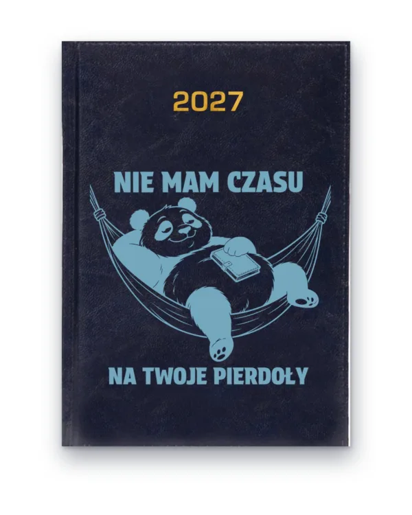 Kalendarz książkowy BALADEK 2027 z grawerem: G-000018 — wzór z wulgaryzmami