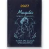 Kalendarz książkowy BALADEK 2027 z grawerem: Imię + pielęgniarka — Serce do ludzi