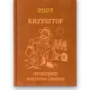 Kalendarz książkowy BALADEK 2027 z grawerem: Imię + ogrodnik — Spokojnie, wszystko urośnie