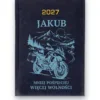 Kalendarz książkowy BALADEK 2027 z grawerem: Imię + motocykl — Mniej pośpiechu, więcej wolności