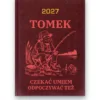 Kalendarz książkowy BALADEK 2027 z grawerem: Imię + wędkarz — Czekać umiem, odpoczywać też