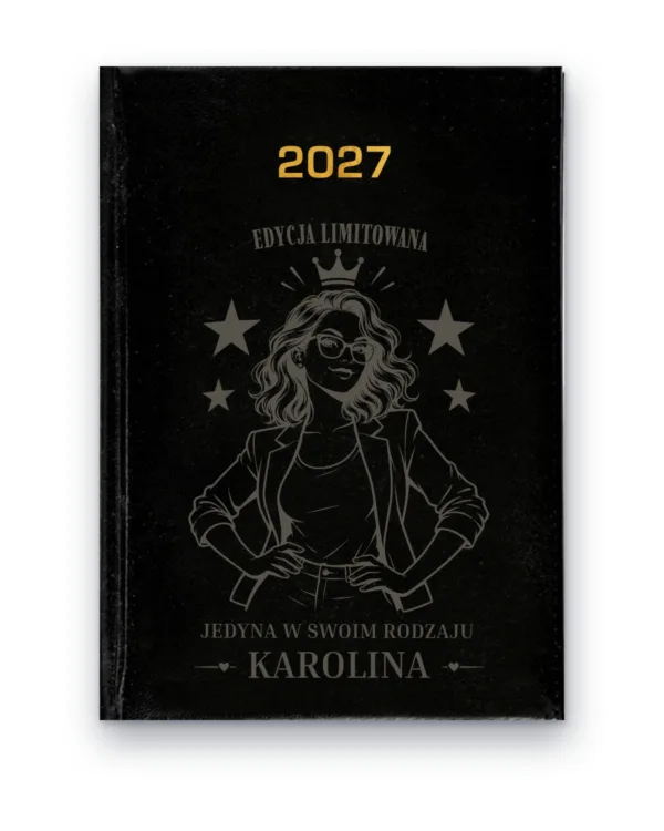 Kalendarz książkowy BALADEK 2027 z grawerem: Imię + edycja limitowana — Jedyna w swoim rodzaju