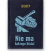 Kalendarz książkowy BALADEK 2027 z grawerem: Młotek i rękawice — Nie ma takiego bicia!