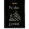 Kalendarz książkowy BALADEK 2027 z grawerem: Flaga na szczycie — Polska gurom