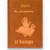 Kalendarz książkowy BALADEK 2027 z grawerem: Dłoń, telefon i klucz — Nie, nie naprawię ci kompa