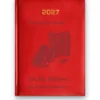 Kalendarz książkowy BALADEK 2027 z grawerem: Serwer i kabel — Wczorajsza zmiana nie ma wpływu na dzisiejszą awarię