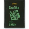 Kalendarz książkowy BALADEK 2027 z grawerem: Wzornik kolorów i ekierka — Grafika to moja pasja