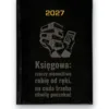 Kalendarz książkowy BALADEK 2027 z grawerem: Segregatory i kalkulator — Księgowa: rzeczy niemożliwe robię od ręki, na cuda trzeba chwilę poczekać