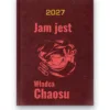 Kalendarz książkowy BALADEK 2027 z grawerem: Kawa wśród papierów — Jam jest Władca Chaosu