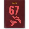 Kalendarz książkowy BALADEK 2027 z grawerem: Dłonie — 67