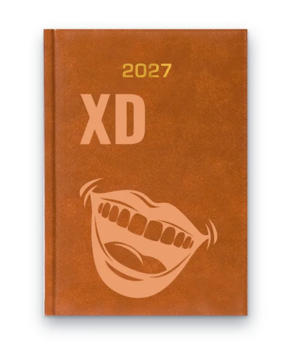 Kalendarz książkowy BALADEK 2027 z grawerem: Uśmiech — XD