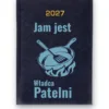 Kalendarz książkowy BALADEK 2027 z grawerem: Patelnia na ogniu — Jam jest Władca Patelni