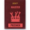 Kalendarz książkowy BALADEK 2027 z grawerem: Imię + majster